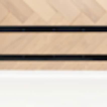 Aria Vents Luxe+ - Framed Steel Floor Vent Matte Black 4x10"